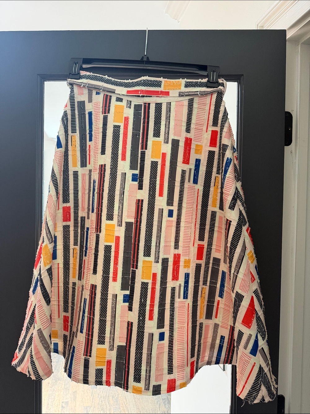 Hutch Multicolor Geometric A-Line Skirt - Picture 3 of 5